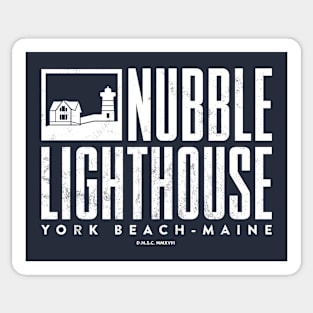 Nubble Lighthouse - York Beach Maine Sticker